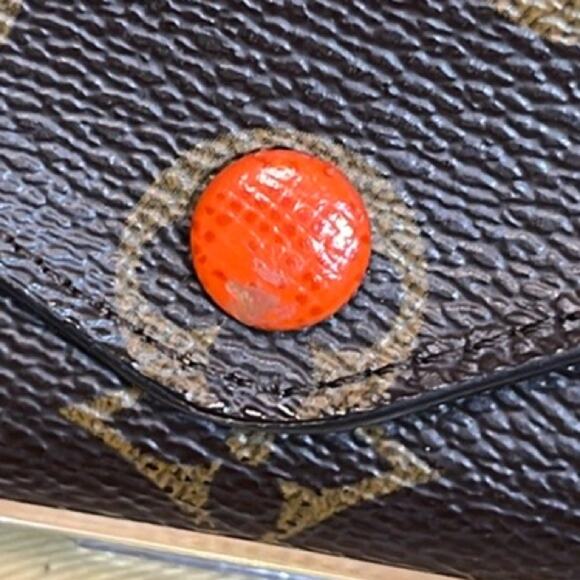 Louis Vuitton Monogram Josephine Wallet Chili Red EUC Retail $800 - Picture 4 of 15